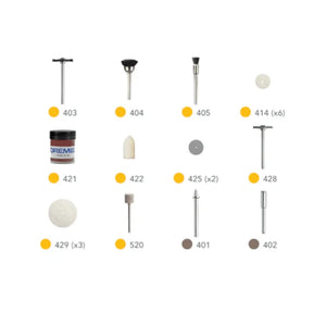 KIT LIMPAR/POLIR EZ 726 26150726AA COM 20 PEÇAS DREMEL