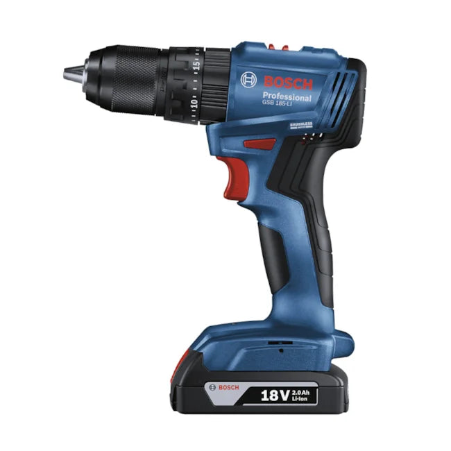 PARAFUSADEIRA / FURADEIRA DE IMPACTO 18V GSB185-LI 2 BATERIAS BOSCH