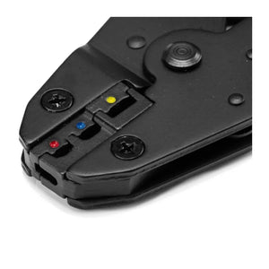 ALICATE CRIMPARDOR PRENSA TERMINAL CATRAVA 9" 1.5MM  A 6MM ST91105ST SATA