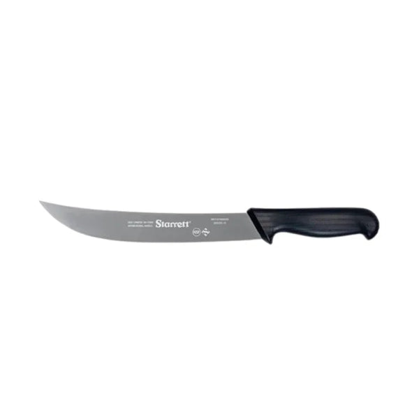 FACA PARA CARNE LÂMINA CURVA 25CM KBKB205 PRETO STARRETT