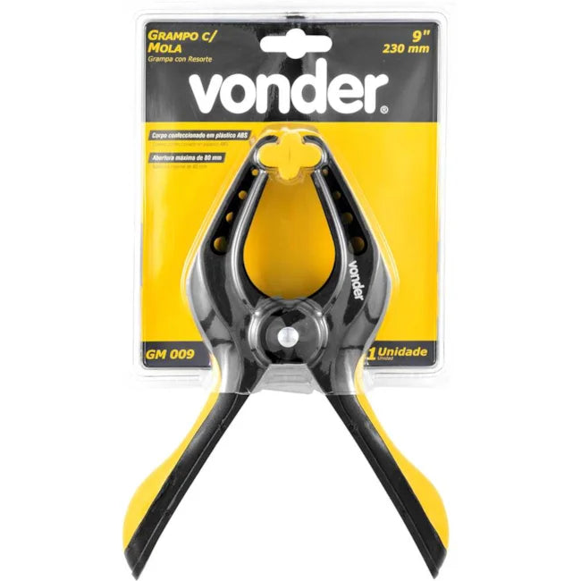 GRAMPO MULTIUSO COM MOLA 9" GM009 3580000009 VONDER