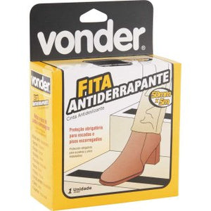 FITA ANTIDERRAPANTE 50MMX05MT CINZA VONDER