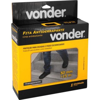 FITA ANTIDERRAPANTE 50MMX15MT TRANSPARENTE VONDER