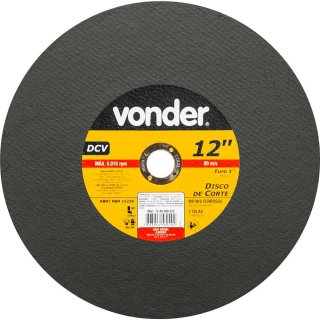 DISCO DE CORTE DCV 12" 300X3,2X25,4 1240300322 VONDER