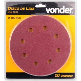 DISCO LIXA 180MM GR100 1258180100 VONDER