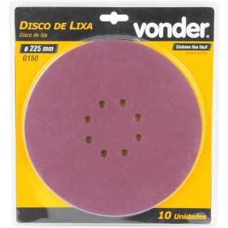 DISCO LIXA 225MM GR150 1258225150 VONDER