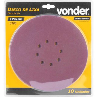 DISCO LIXA 225MM GR180 1258225180 VONDER
