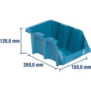 GAVETEIRO PLASTICO PRAT NÚMERO 5 AZUL 6135005011 VONDER