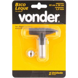 BICO LEQUE 515 ABERTURA 25 A 30CM 0.38MM PARA MÁQUINA DE PINTURA AIRLESS 6220111515 VONDER
