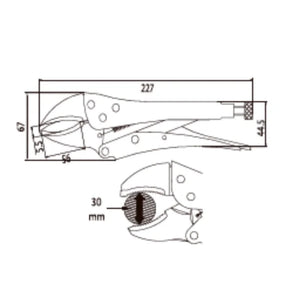 ALICATE DE PRESSÃO MAYLE 10" 119042B