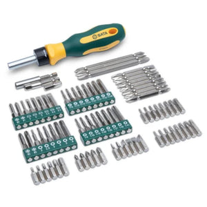 JOGO DE BITS 1/4" COM 80 PEÇAS SATA ST09326SJ