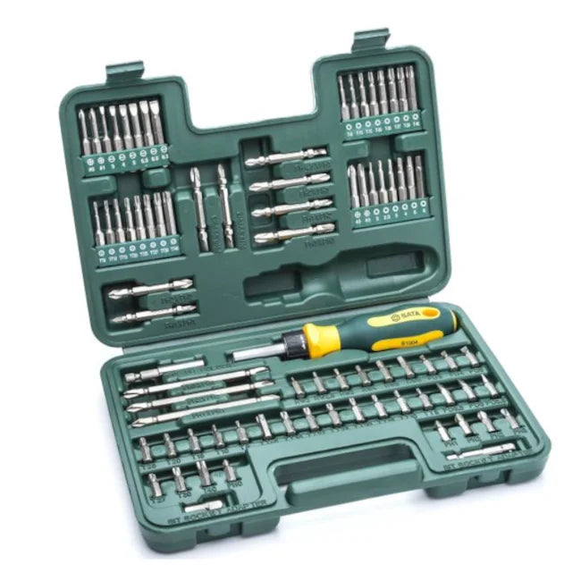 JOGO DE BITS 1/4" COM 80 PEÇAS SATA ST09326SJ