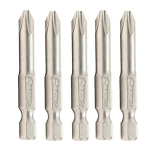 JOGO DE BITS PHILLIPS Nº 3 50MM ENCAIXE 1/4" COM  5 PEÇAS ST59324ST SATA