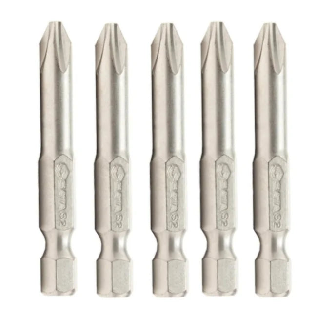 JOGO DE BITS PHILLIPS Nº 3 50MM ENCAIXE 1/4" COM  5 PEÇAS ST59324ST SATA