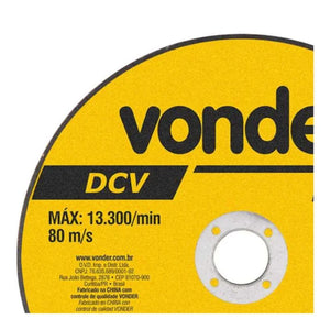 DISCO DE CORTE 4.1/2" 115M 1240412100 VONDER