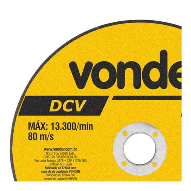 DISCO DE CORTE 4.1/2" 115M 1240412100 VONDER