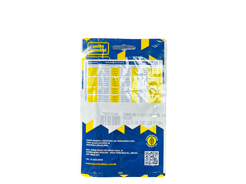 DOBRADIÇA 3" X 3.1/2" ANT 620409 UNIÃO MUNDIAL