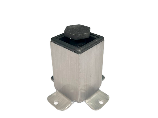 PÉ COM REGULAGEM QUADRADO 100MM ESCOVADO 13152 HASTVEL