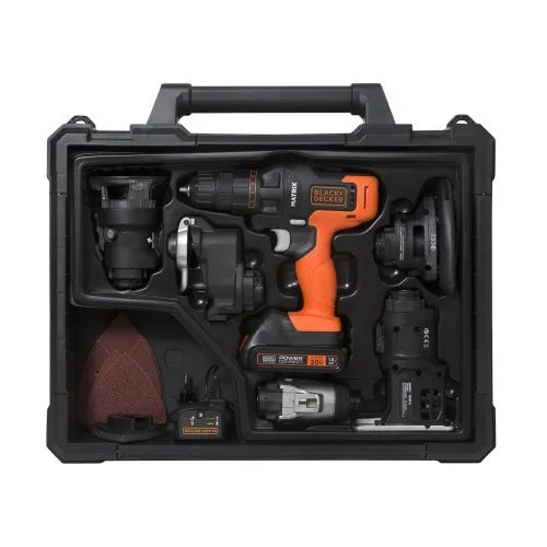 KIT FURADEIRA / PARAFUSADEIRA MATRIX 20V 6X1 MTX20K6A-BR BLACK & DECKER