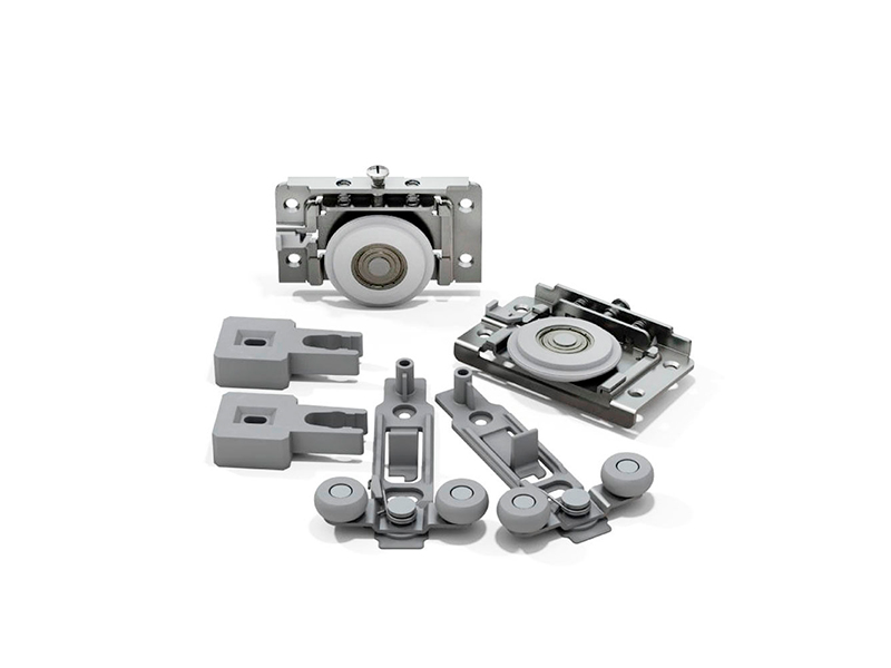 KIT PORTA DE CORRER RO62 4026 1 PORTA 60KG SOBREPOR COM GUIA INTELIGENTE ROMETAL