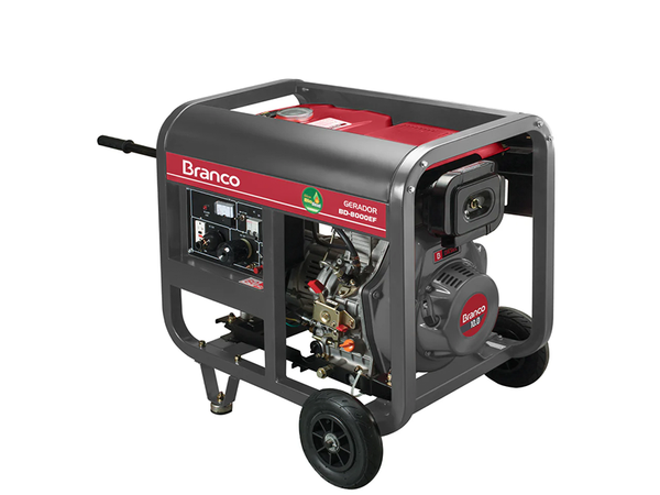 GERADOR DE ENERGIA A DIESEL BD8000EF 13CV  MONOFÁSICO 90314593 BRANCO