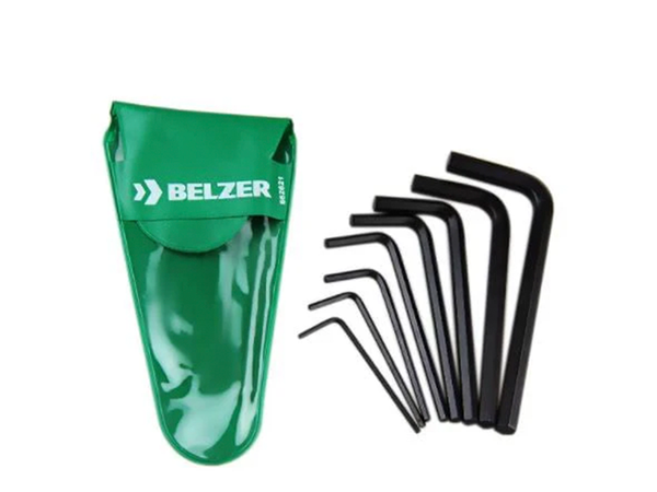 JOGO DE CHAVES HEXAGONAIS BELZER COM 8 PEÇAS 220903BBR