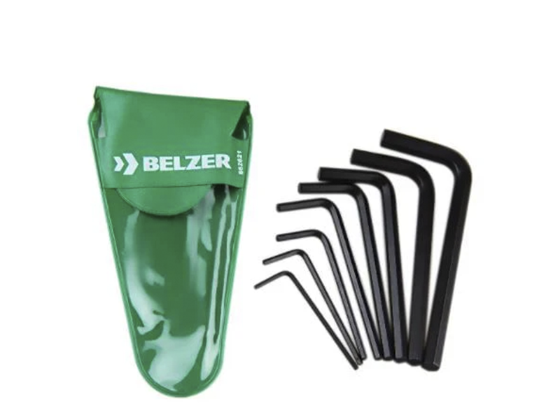 JOGO DE CHAVES HEXAGONAIS BELZER COM 8 PEÇAS 220903BBR