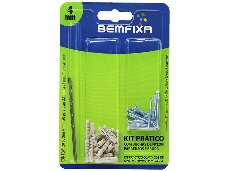 KIT PRÁTICO 4MM 3368 BEMFIXA