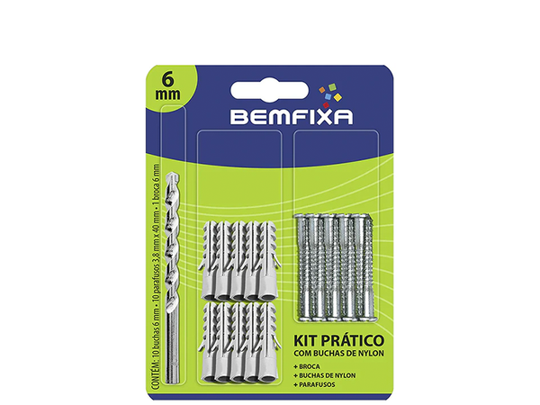 KIT PRÁTICO 6MM 3372 BEMFIXA