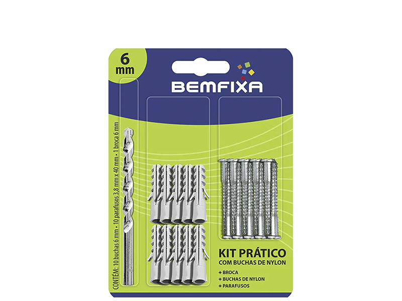 KIT PRÁTICO 6MM 3372 BEMFIXA
