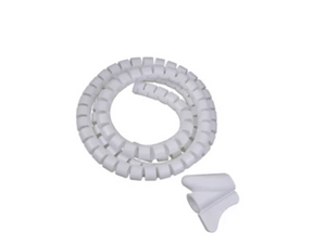 ORGANIZADOR DE FIOS/CABOS BRANCO 16MM 1,5MT 4054 BEMFIXA