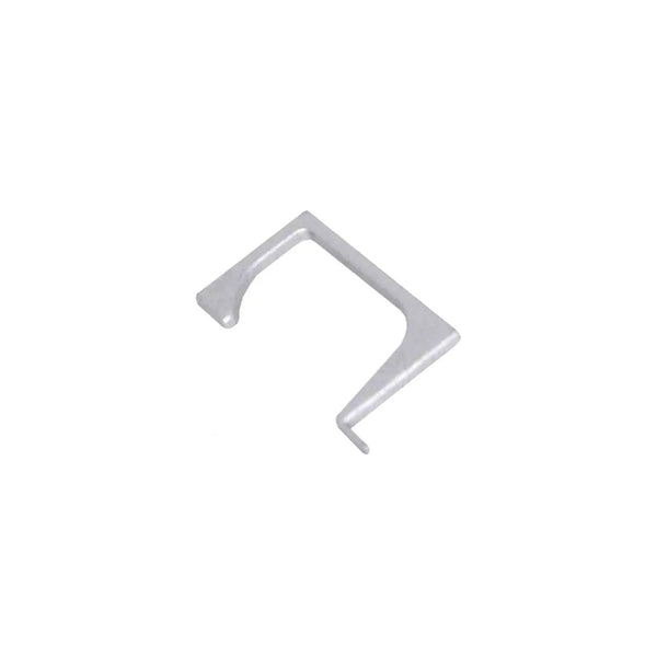 PONTEIRA VAZADA BRANCA DIREITA/ESQUERDA PARA PERFIL DE 18MM GMAD