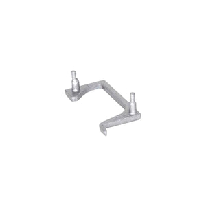 PONTEIRA VAZADA BRANCA DIREITA/ESQUERDA PARA PERFIL DE 15MM GMAD