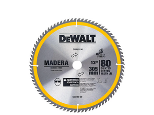 DISCO DE SERRA CIRCULAR 12" 305X30MM 80 DENTES PARA MADEIRA DWA03150 DEWALT