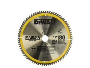 DISCO DE SERRA CIRCULAR 254X30MM 80 DENTES PARA MADEIRA DWA03130 DEWALT