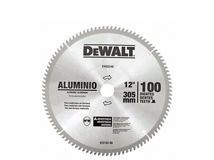 DISCO DE SERRA CIRCULAR 300X30MM 100 DENTES PARA ALUMÍNIO DWA03240 DEWALT