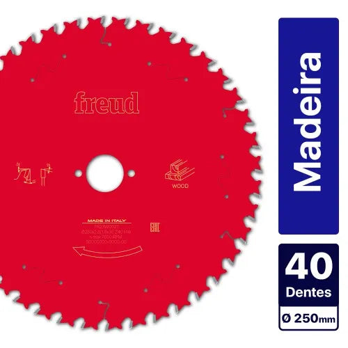 DISCO DE SERRA CIRCULAR 250X2,8X40Z FR23W002T FREUD