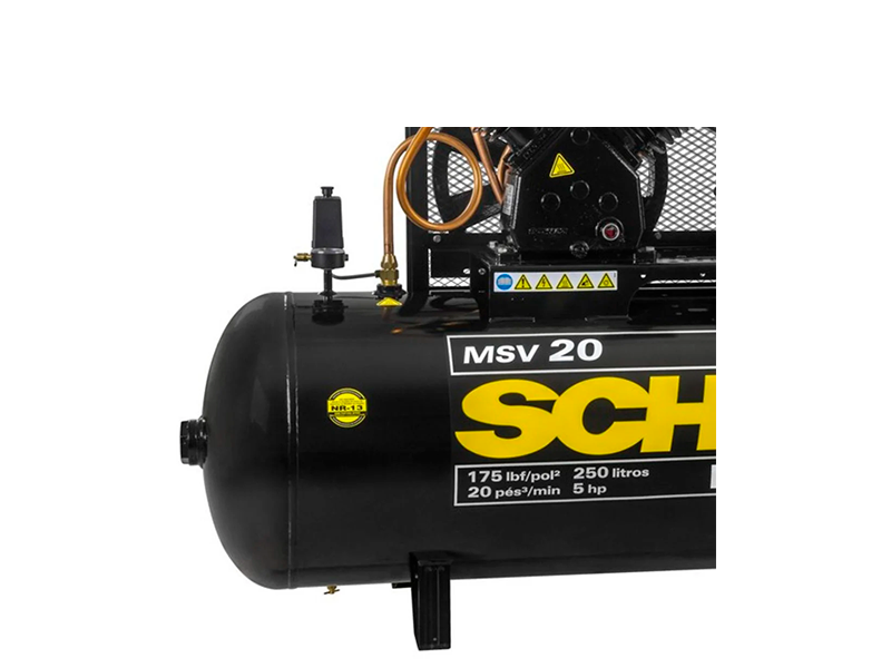COMPRESSOR SCHULZ CMSV20MAX 250LT 380V 5CV