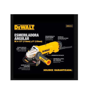 ESMERILHADEIRA ANGULAR 5" DWE4314 1.500W 220V DEWALT