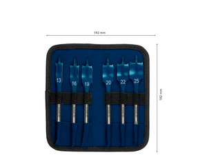 JOGO DE BROCAS CHATAS PARA MADEIRA 6PC 13 A 25MM COM 6 PEÇAS 2608900333 BOSCH