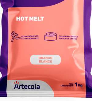 ADESIVO GRANULADO HOT MELT BRANCO 1KG 1824 AFIX