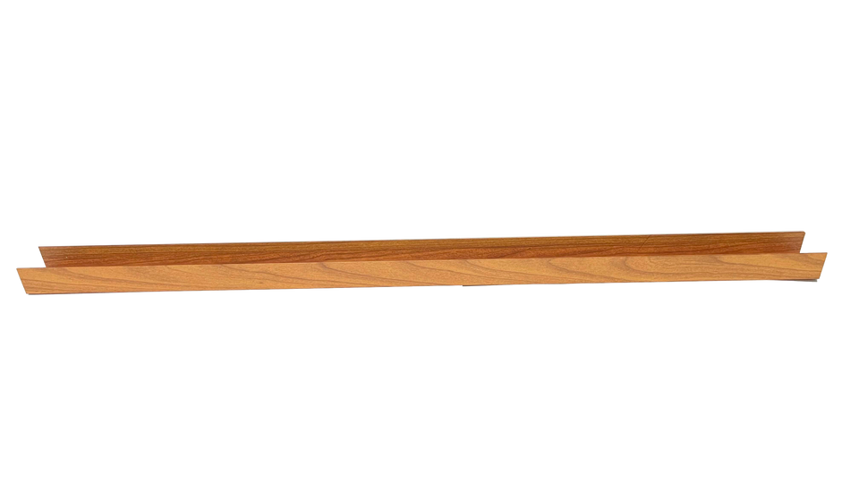 PERFIL DE ALUMÍNIO PARA RODAPÉ CLARO 90CM 2,7CM JG