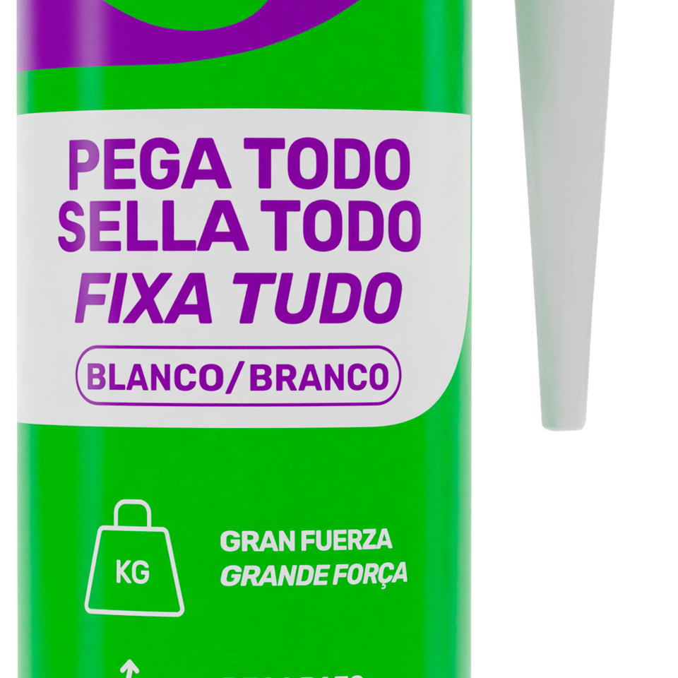 SILICONE FIXA TUDO USO GERAL BRANCO 400G AFIX