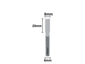 FRESA PARALELA RETA 8X25XH6MM 150825.01 RADIX