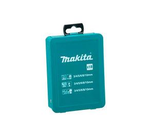 CONJUNTO DE BROCAS PARA MADEIRA/METAL/ALVENARIA COM 18 PEÇAS D-46202 MAKITA