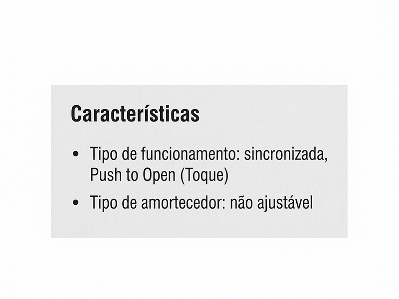 CORREDIÇA INVISÍVEL OCULTA OT 500MM EXTRAÇÃO TOTAL 40KG 32536SP FULTERER