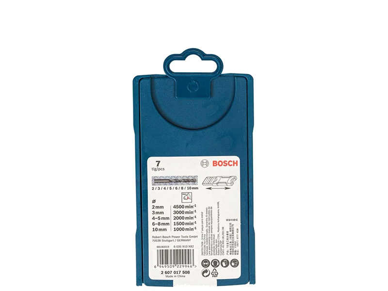 KIT DE BROCAS X-LINE PARA COM 7 PEÇAS P/METAL 2607017508 BOSCH