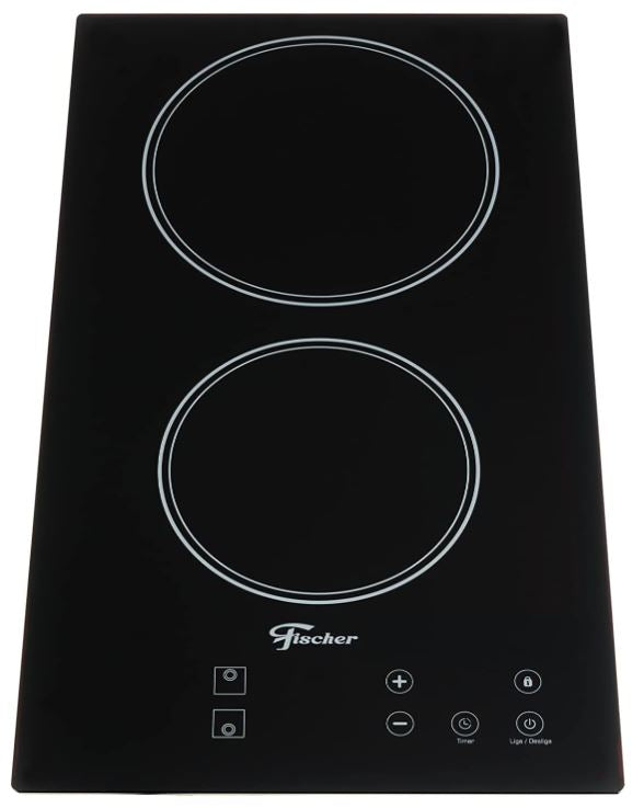 FOGÃO COOKTOP FISCHER 2Q ELÉTRICO TOUCH VITROCERÂMICA 30004.73474