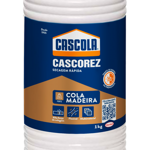 COLA CASCOREZ SECAGEM RÁPIDA 1KG CASCOLA