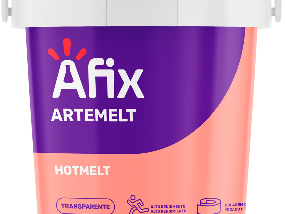 ADESIVO GRANULADO HOT MELT TRANSPARENTE  2.5KG AFIX